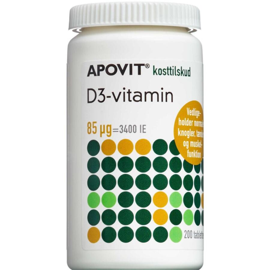 Apovit D3-vitamin 85 mikg