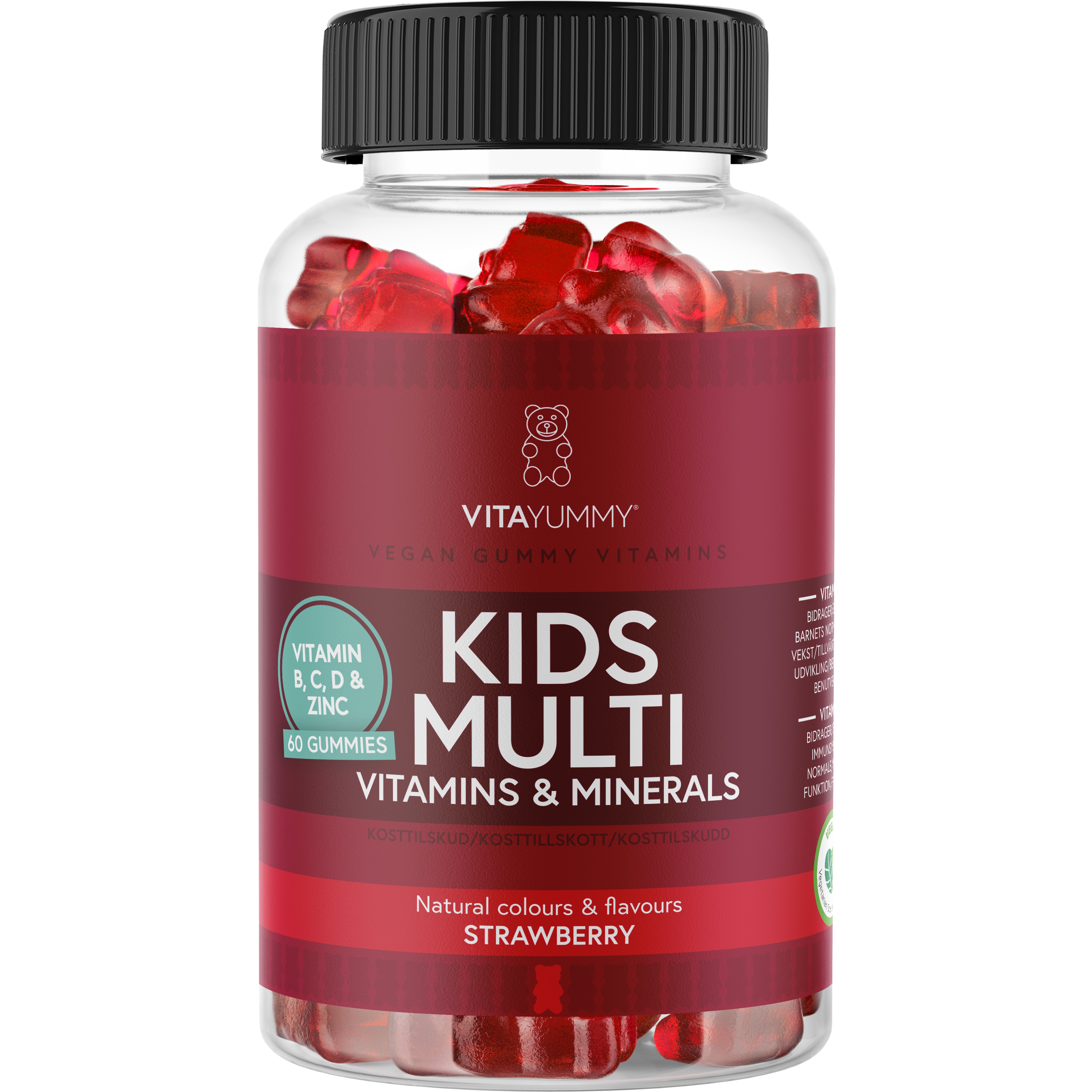 VitaYummy Kids Multi (Strawberry) - 60 stk.