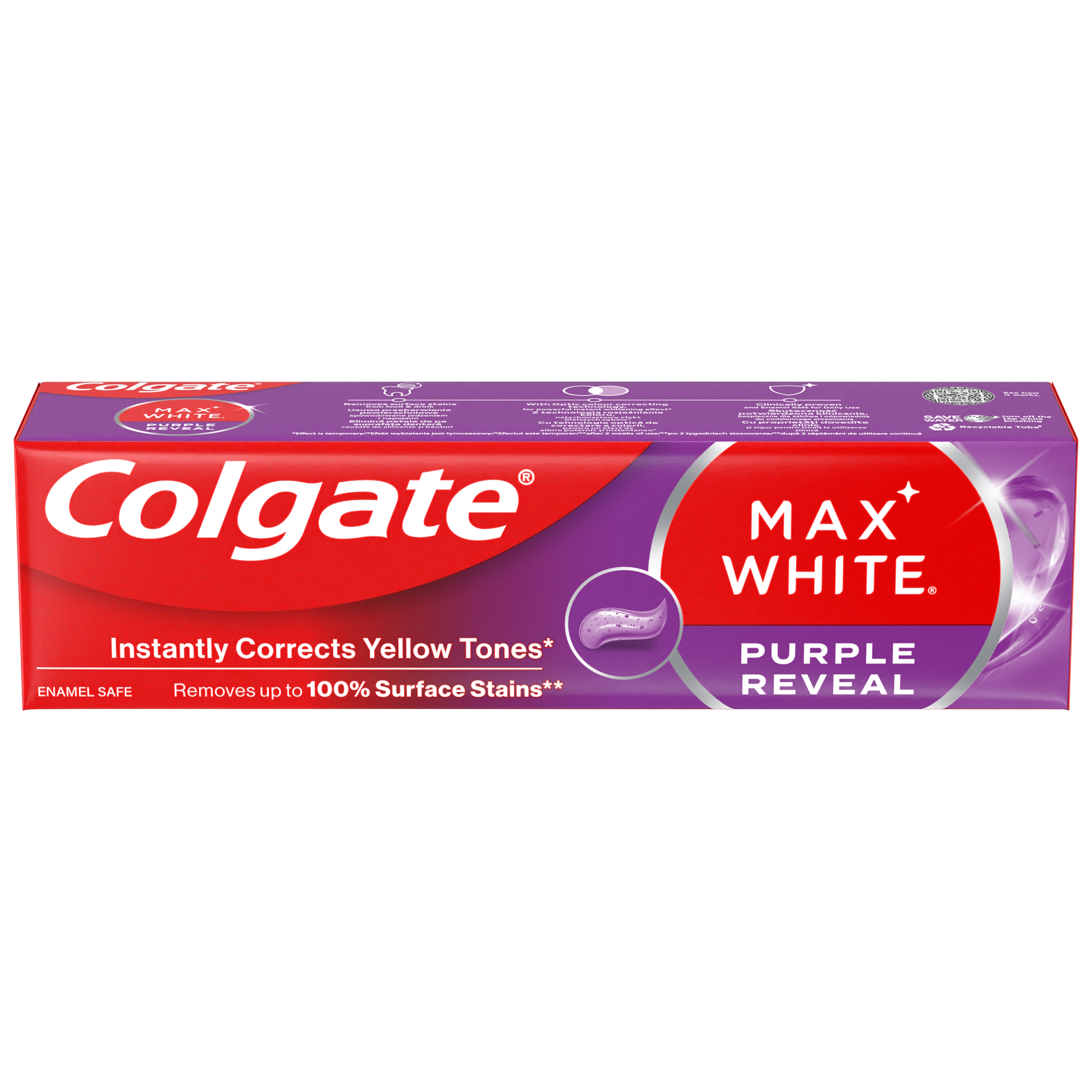Colgate Max White Purple Tandpasta 75 ml