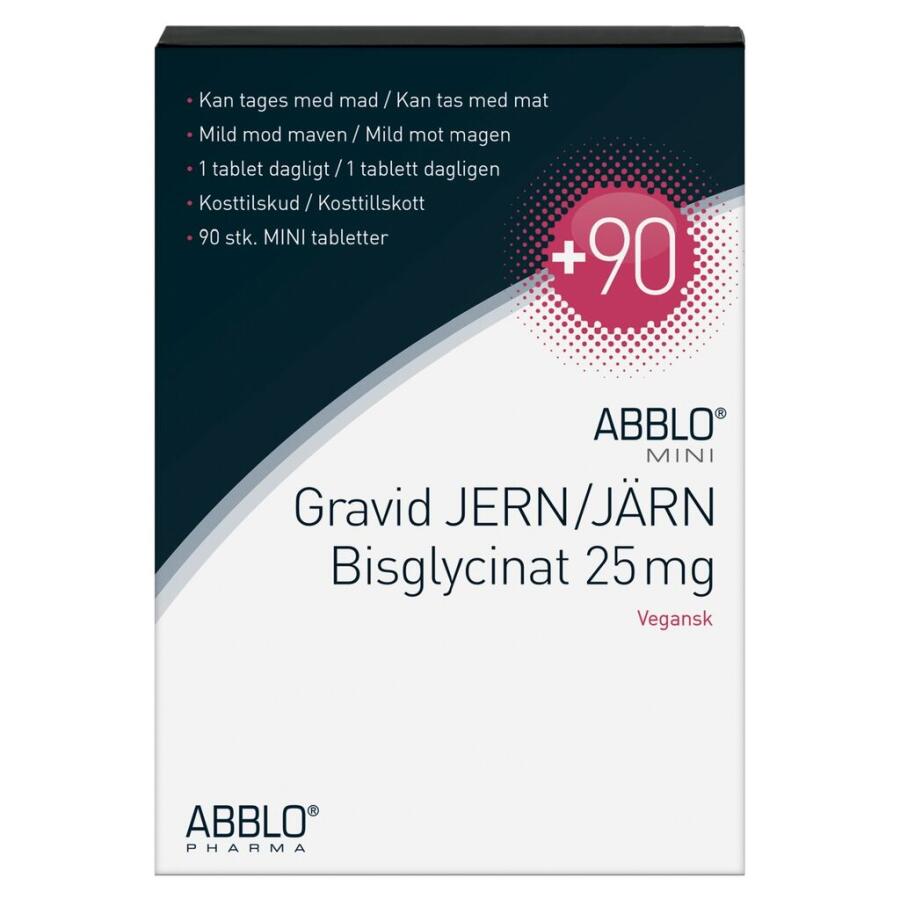 ABBLO Gravid Jern Bisglycinat 25 mg