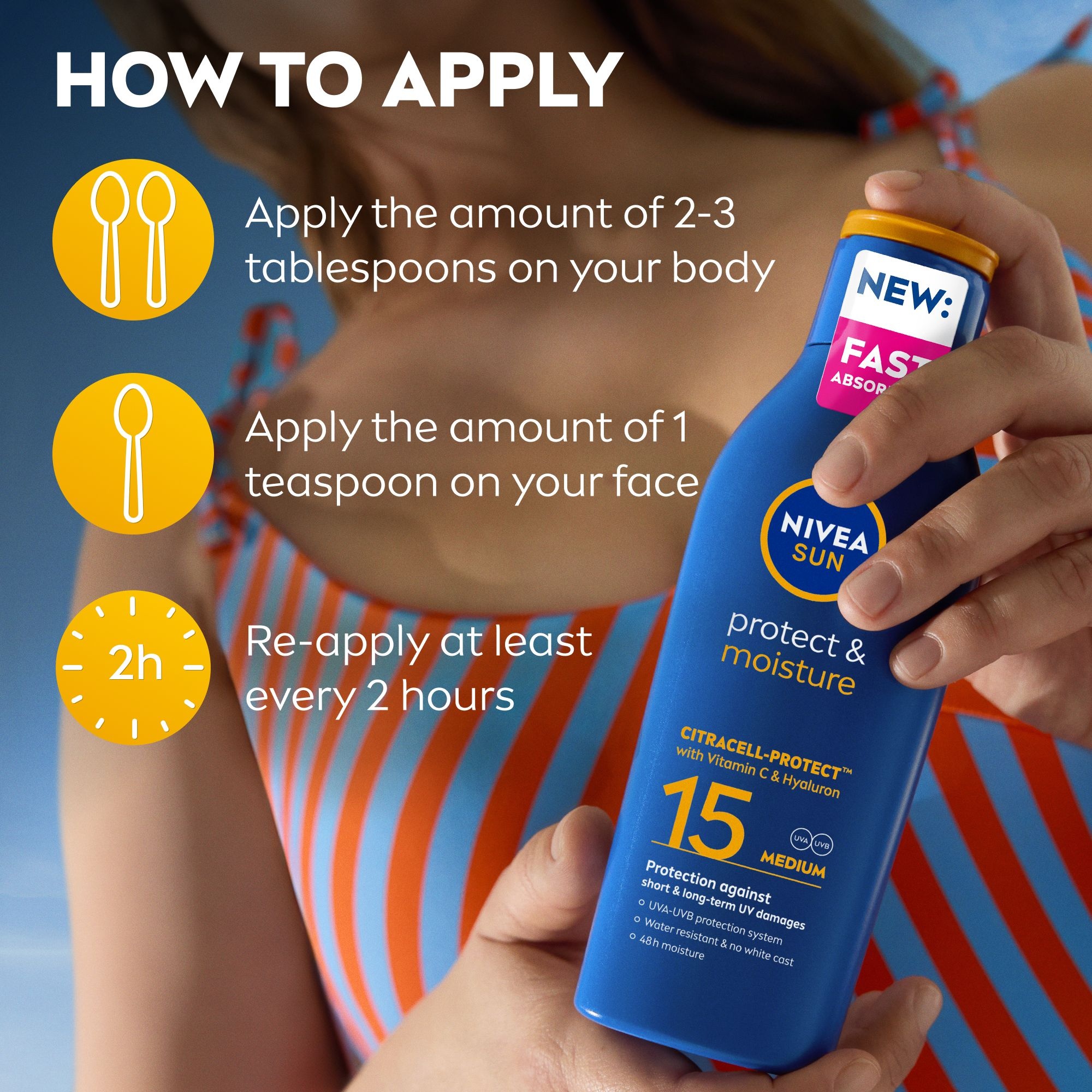 NIVEA Protect & Moisture Lotion SPF 15