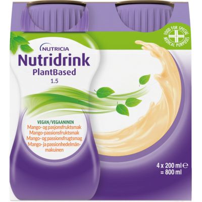 Nutridrink PlantBased Mango/Passionfrugtsmag