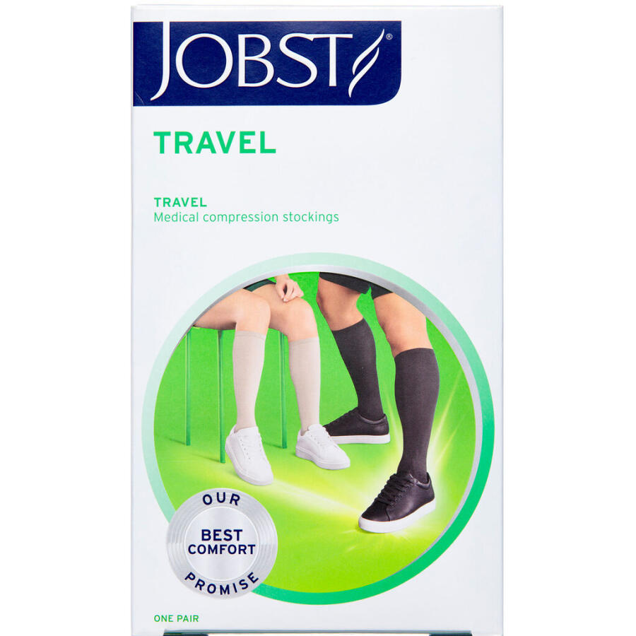 Jobst Travel Kompressionsstrømpe Black str. XL