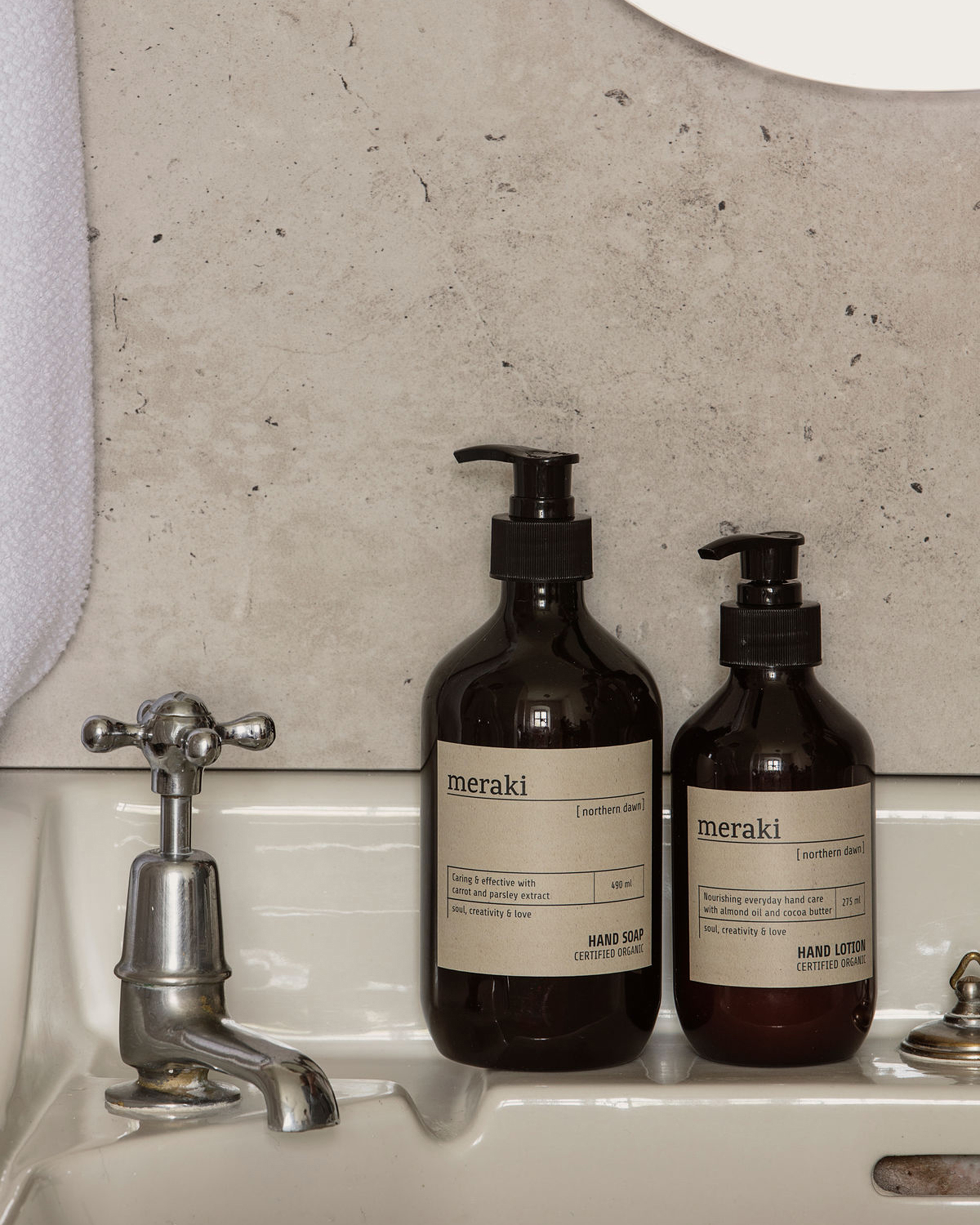 Meraki Hand Lotion, Northern Dawn