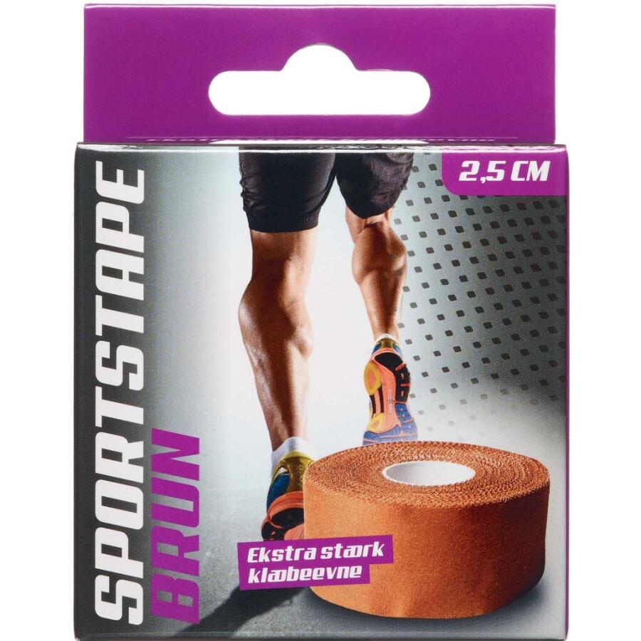 Jasper Brun Sportstape 2,5 cm x 10 m