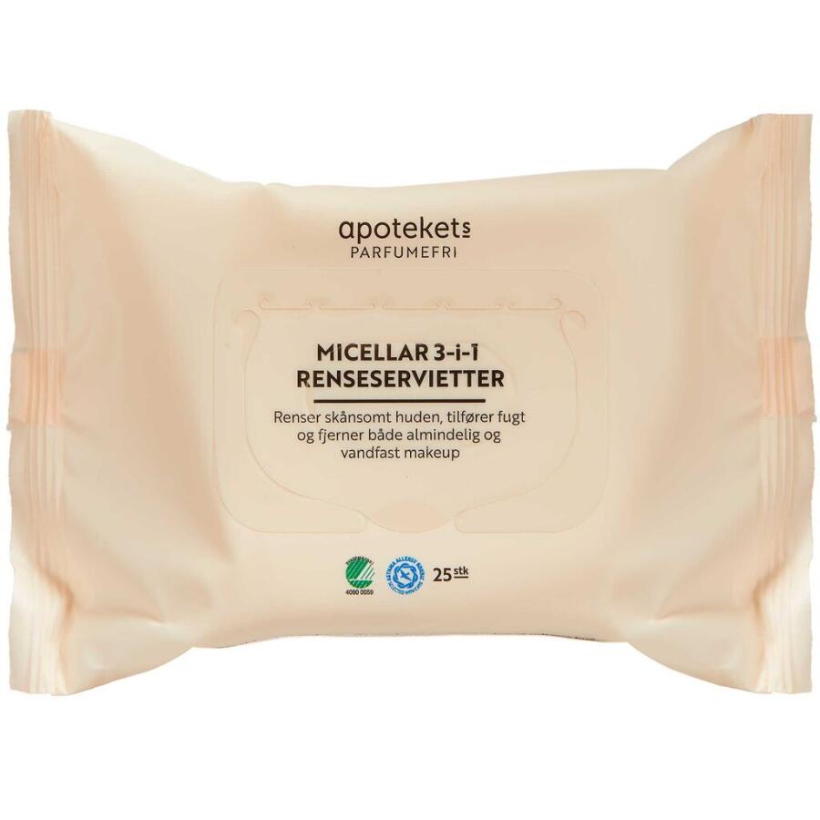 Apotekets Parfumefri Micellar 3i1 Renseserviet