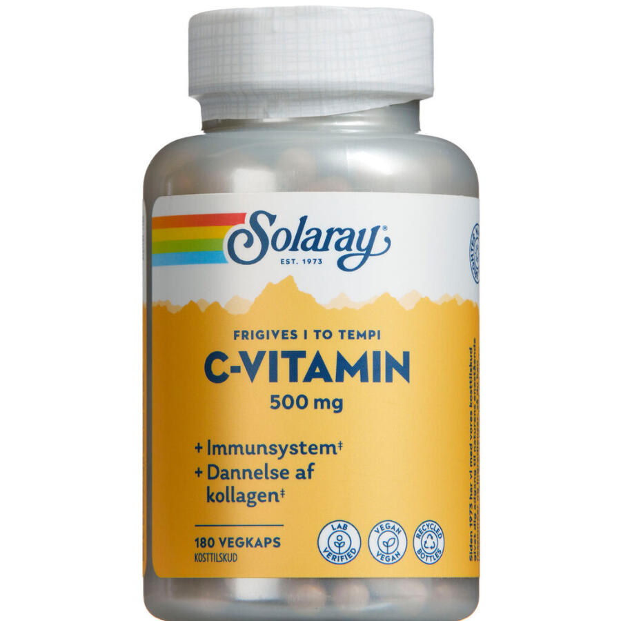 Solaray C-vitamin 500 Mg
