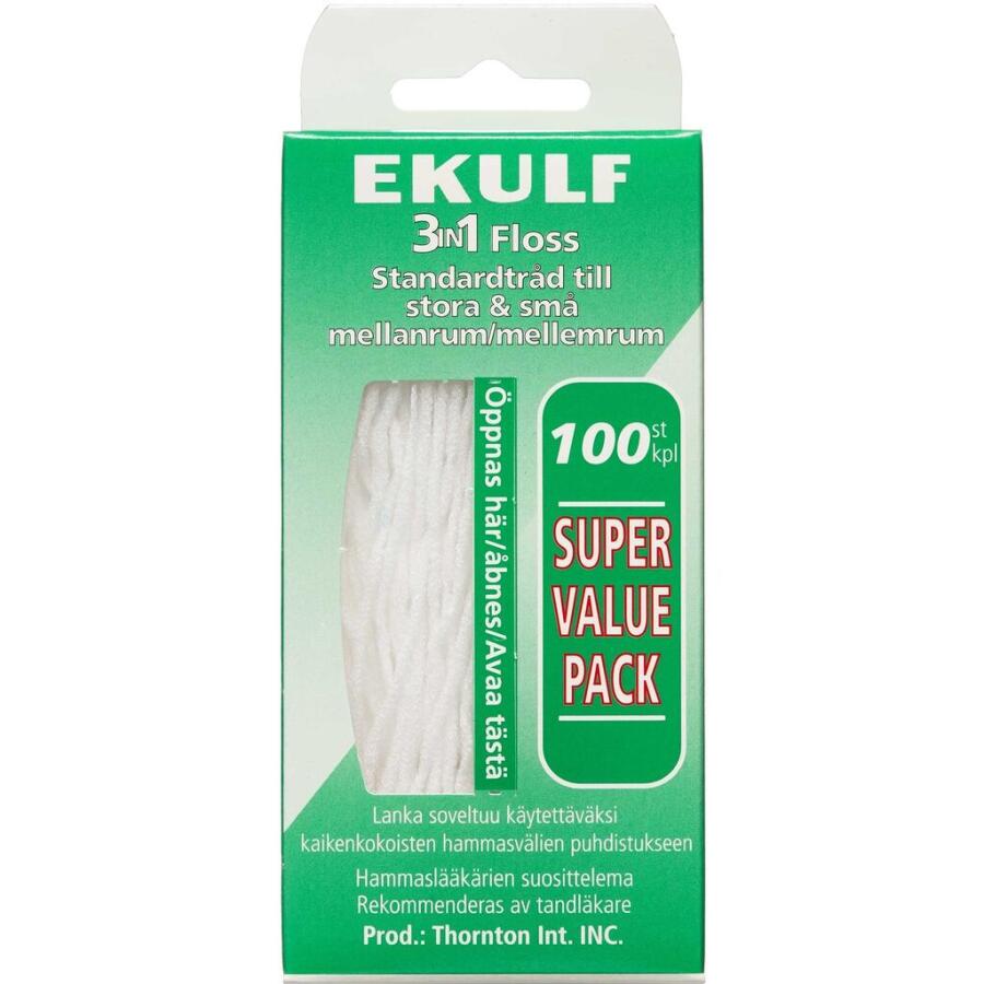 Ekulf 3in1 Floss Tandtråde