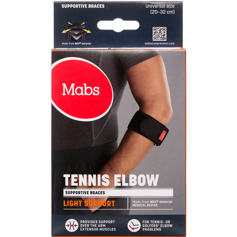 Mabs Støttebandage Tennisalbue One Size