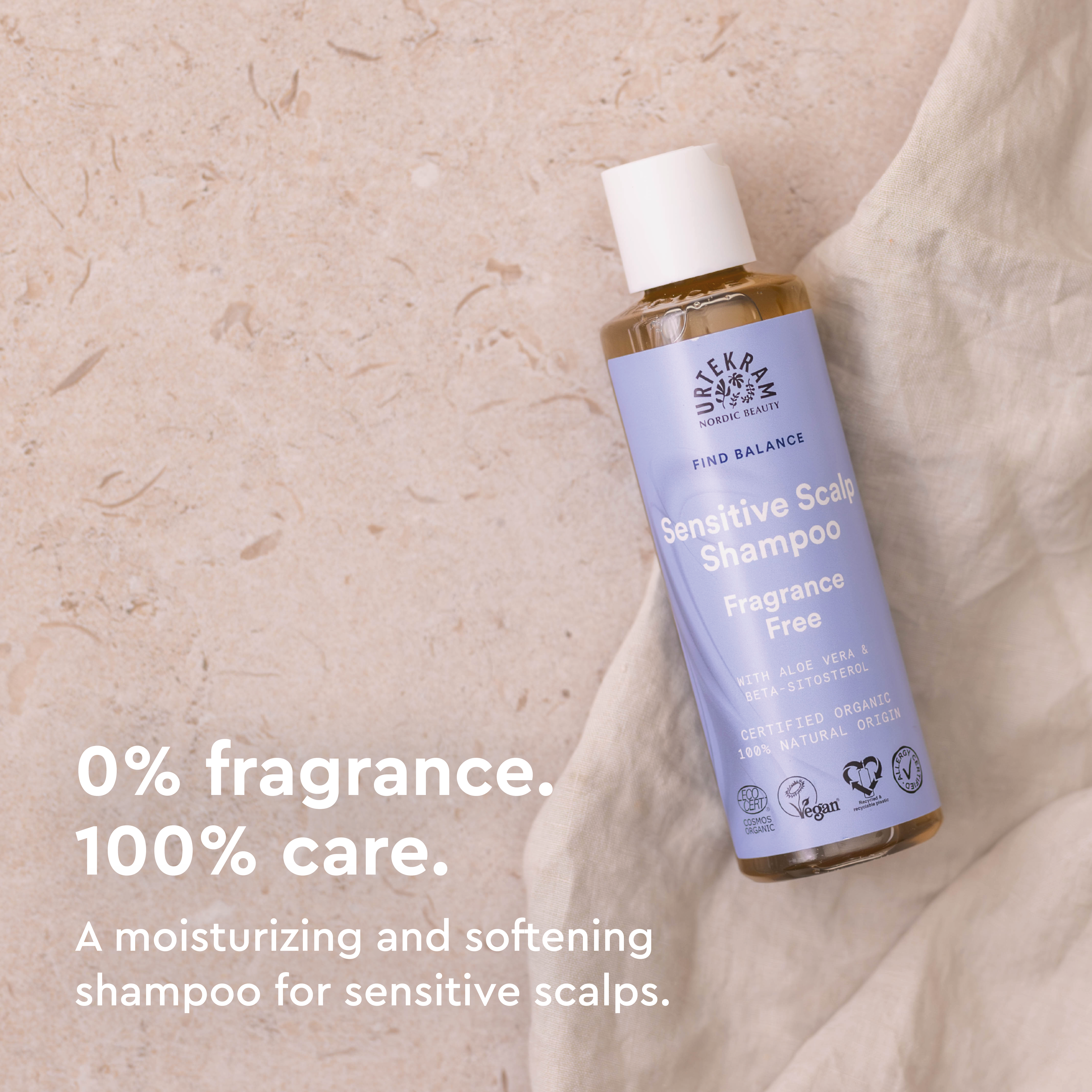 Urtekram Beauty Sensitive Skin Fragrance Free Shampoo