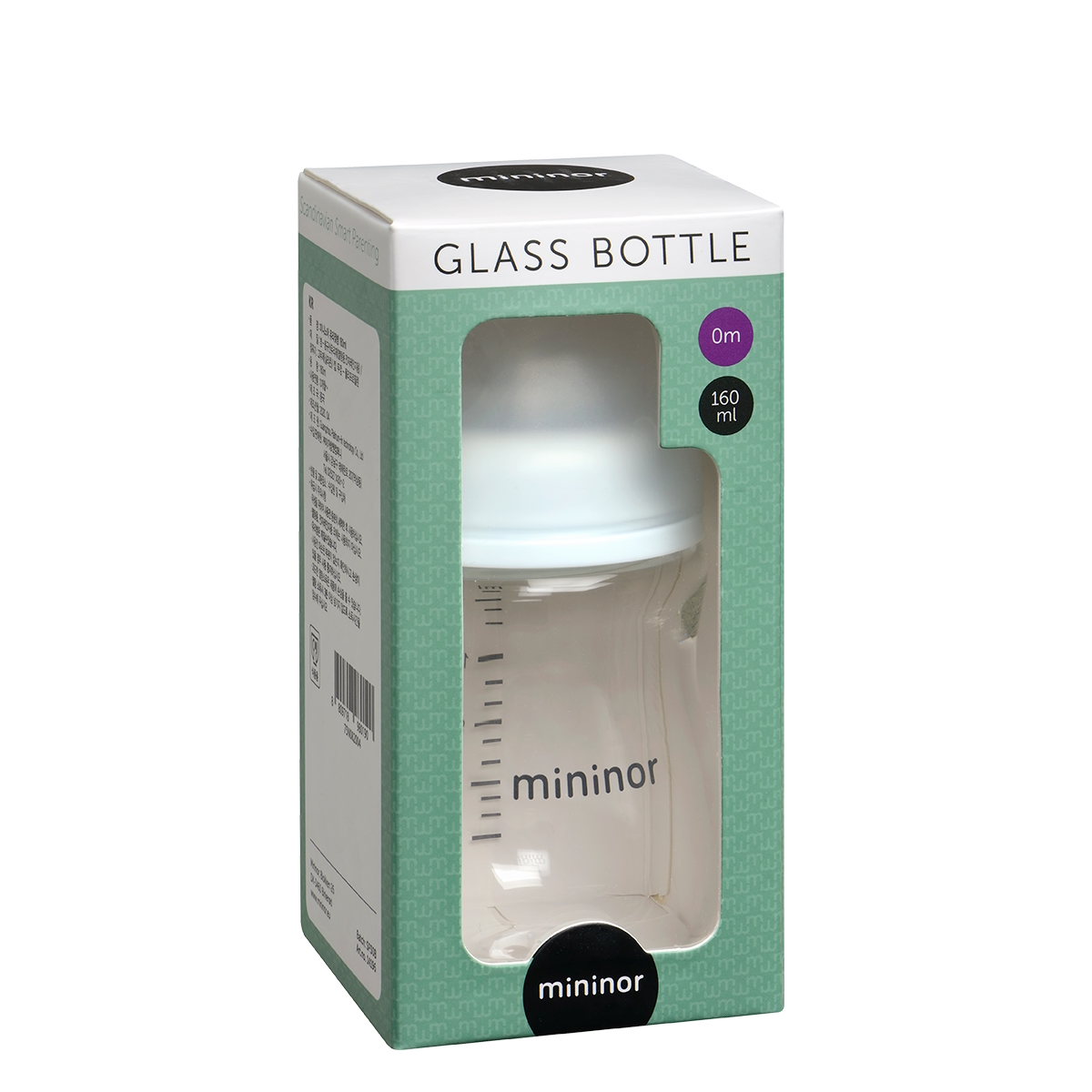 Mininor Sutteflaske Glas 0M