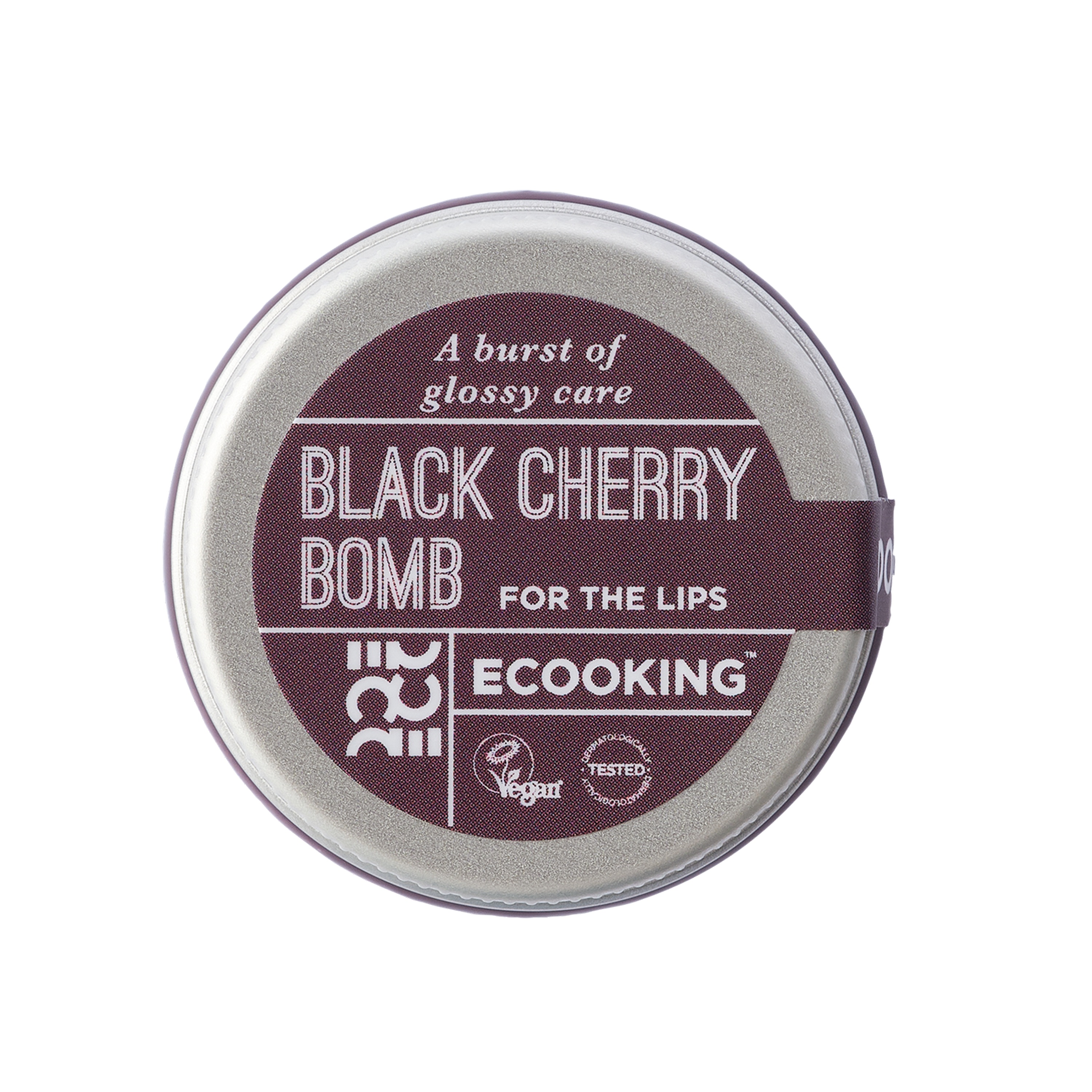ECOOKING Black Cherry Bomb Lip Balm