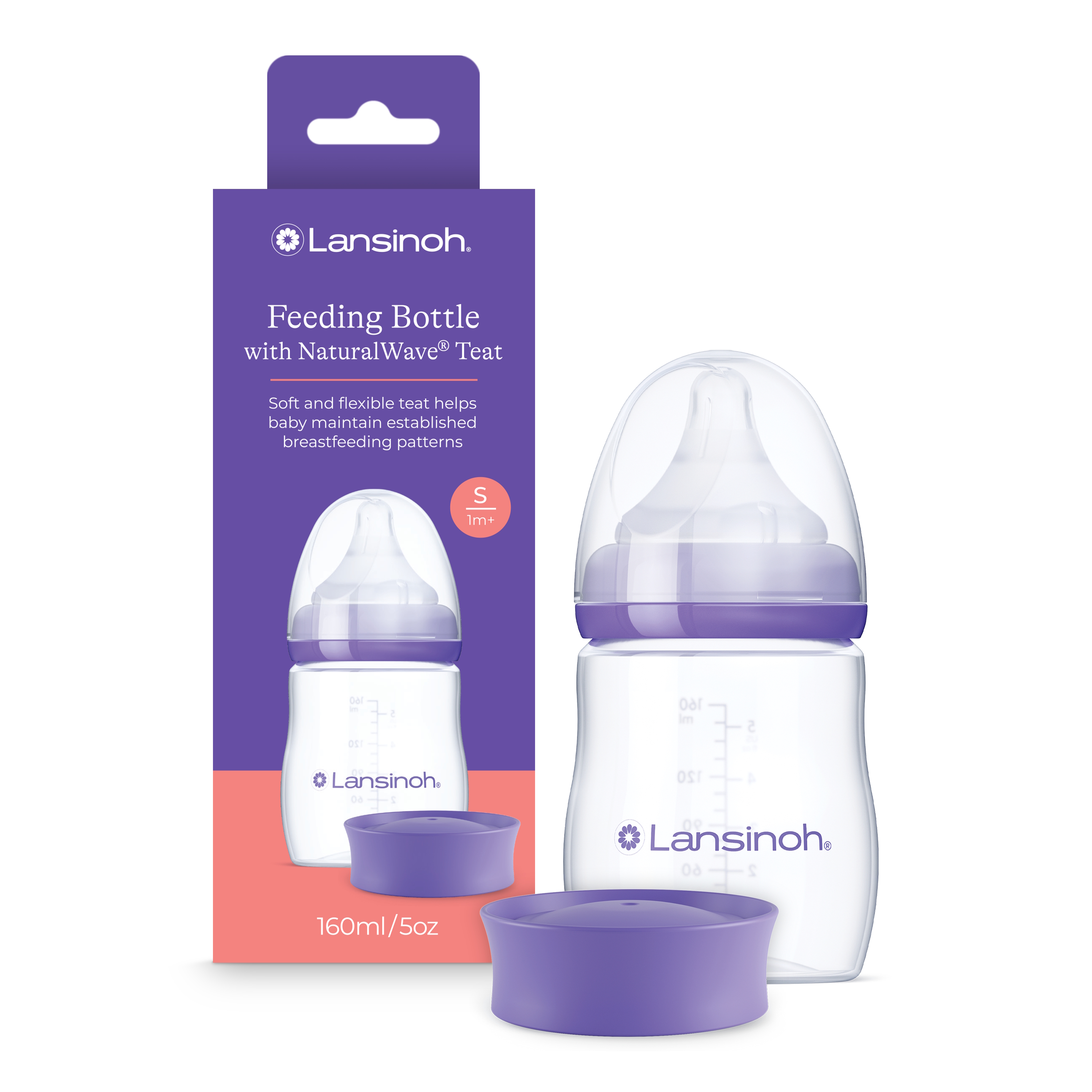 Lansinoh NaturalWave Sutteflaske