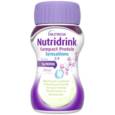Nutridrink Compact Protein Sensations Cool Agurk-Lime