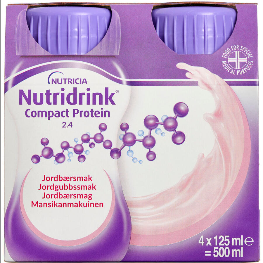 Nutridrink Compact Protein Jordbær