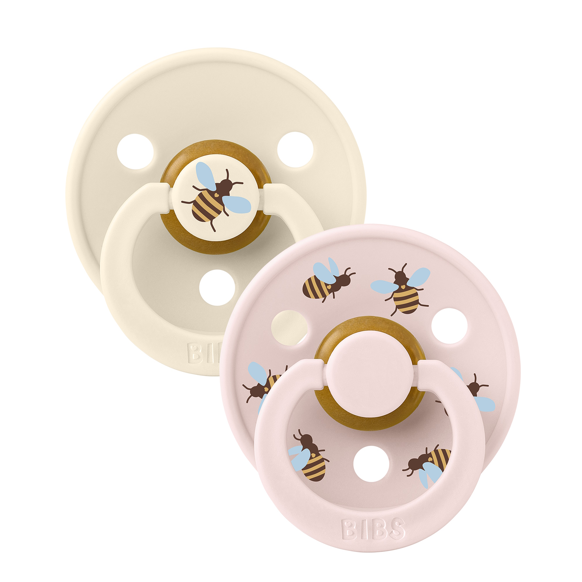 BIBS Pacifier Studio Colour 2-pak Bumblebee Ivory Mix Size 1