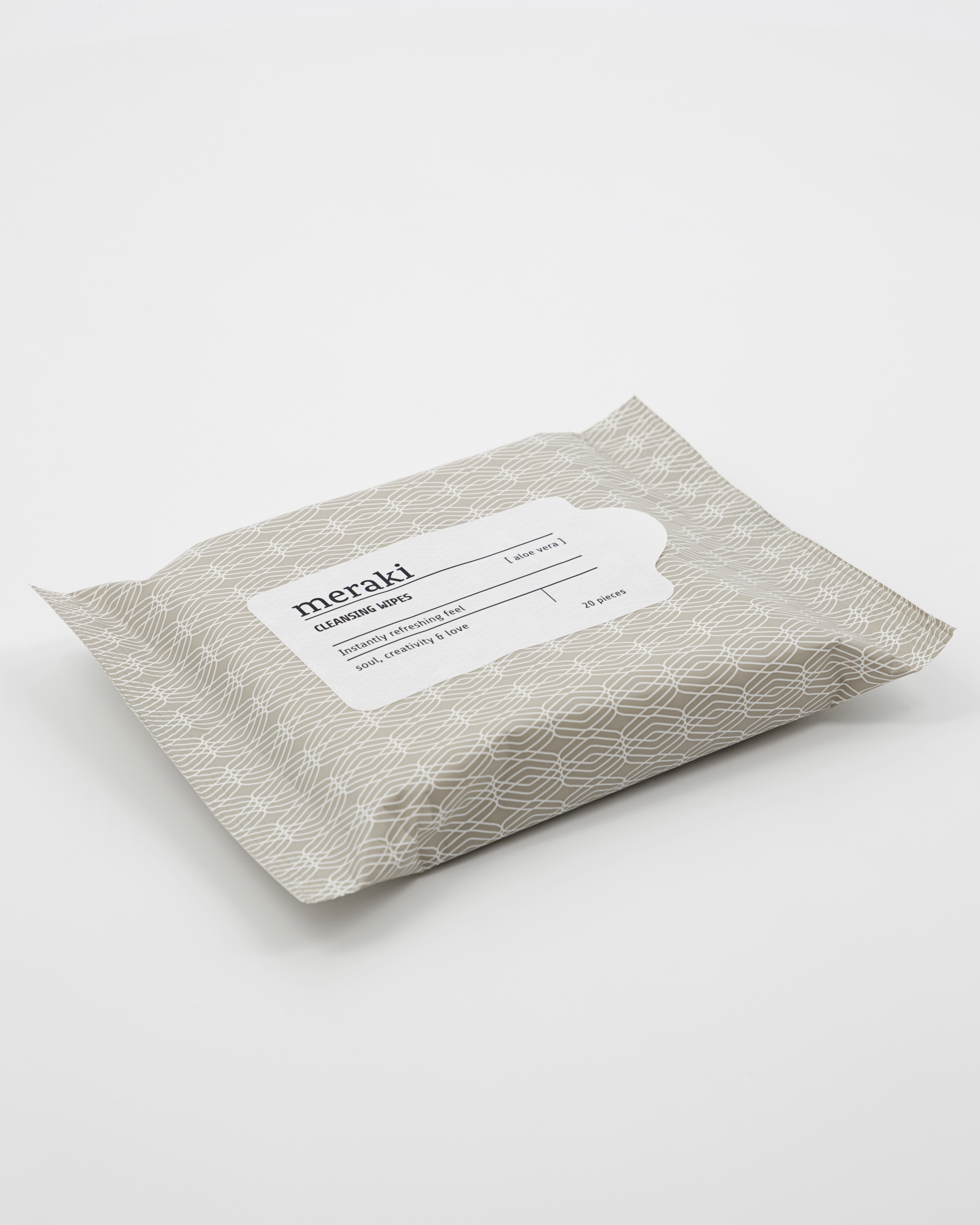 Meraki Cleansing Wipes, Aloe Vera