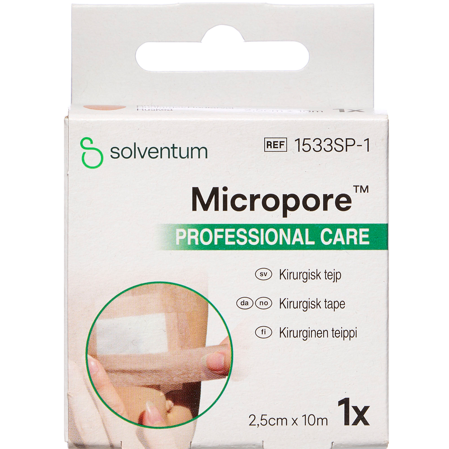 Micropore Tape Refill 2,5 cm x 10 m Brun