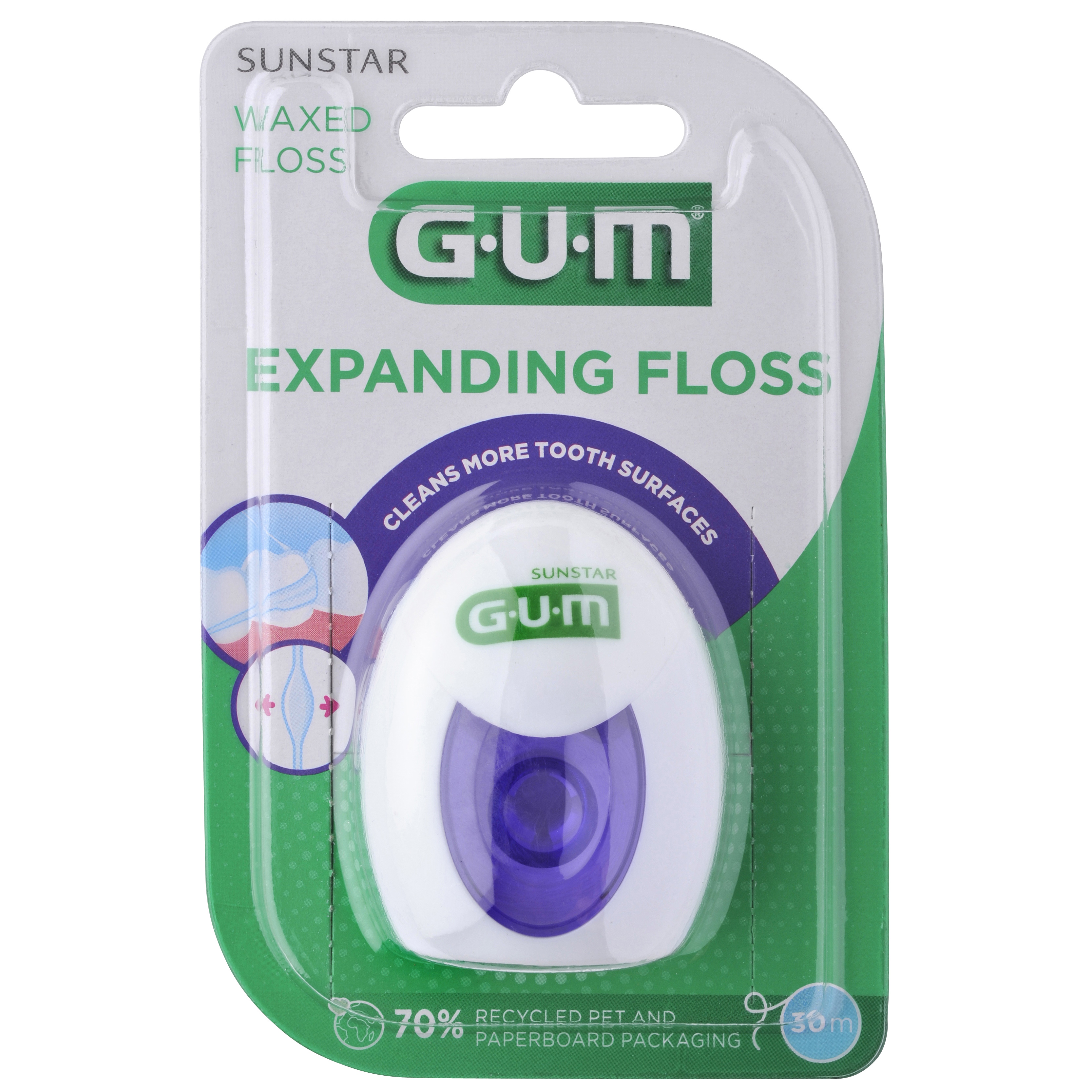 Gum Ekspanderende Tandtråd 30 m