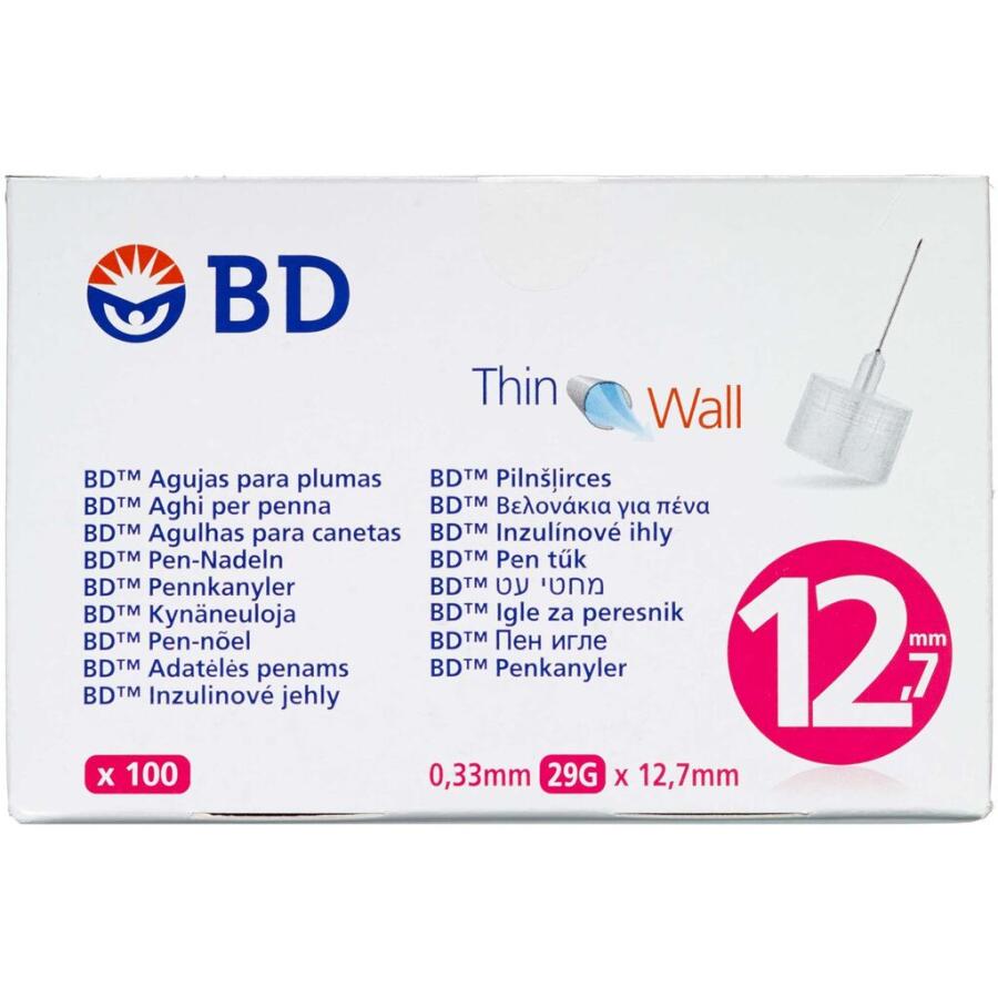 BD Micro-Fine+ Penkanyle 0,33 x 12,7 100 stk