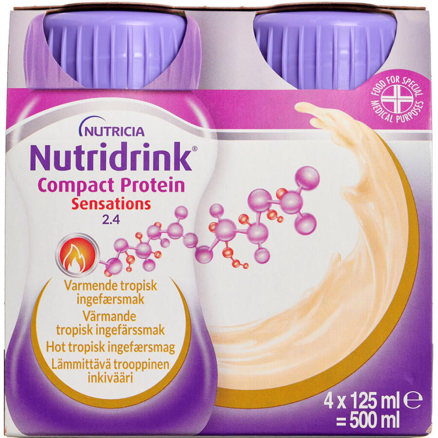 Nutridrink Compact Protein Sensations Hot Tropisk Ingefær
