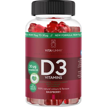 VitaYummy Vitamin D3, Raspberry