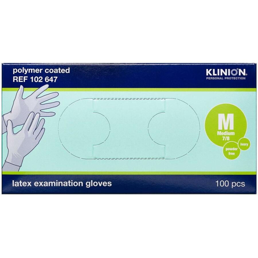 Klinion Protection Latexhandske Pudderfri Medium