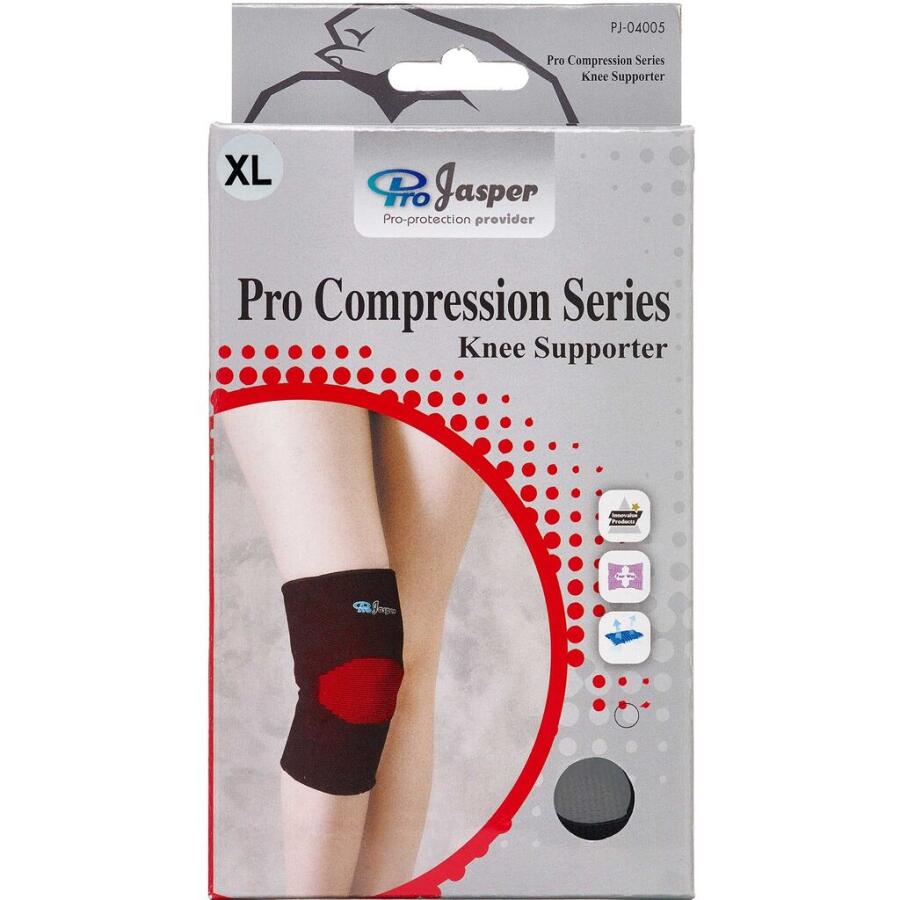 Jasper Pro Compression Knæbandage Natur X-Large