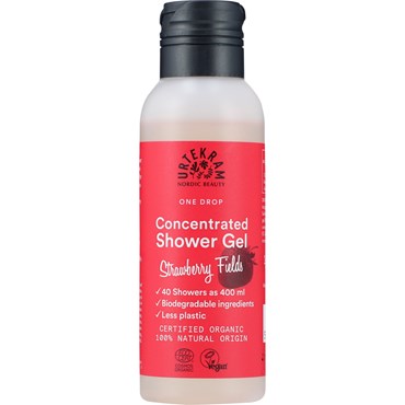 Urtekram Beauty One Drop Concentrated Shower Gel Strawberry Fields