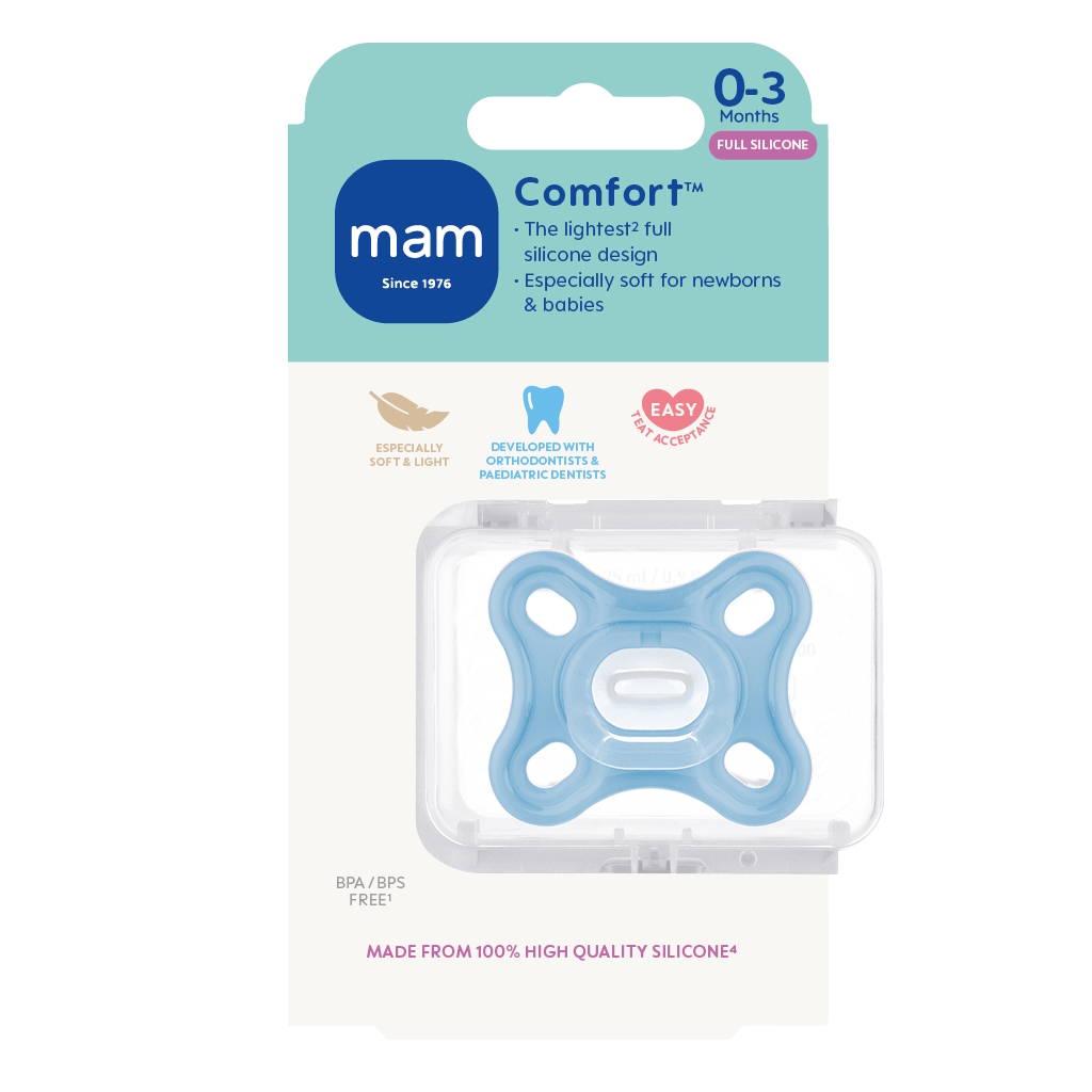 MAM Comfort 0-3m Blue 1p