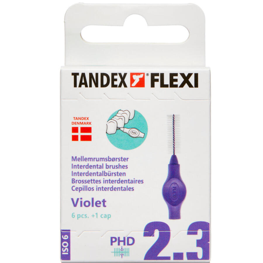 Tandex Flexi Mellemrumsbørste - Violet PHD 2.3/ISO 6