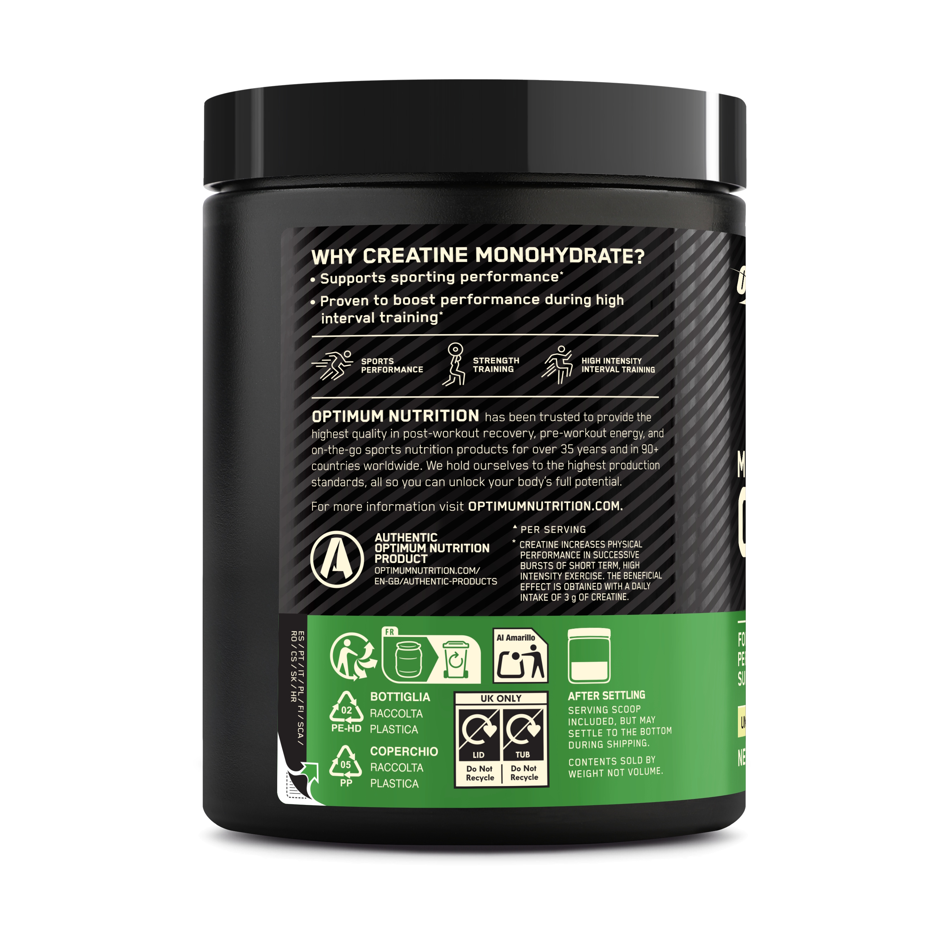 Optimum Nutrition Micronised Creatine Powder