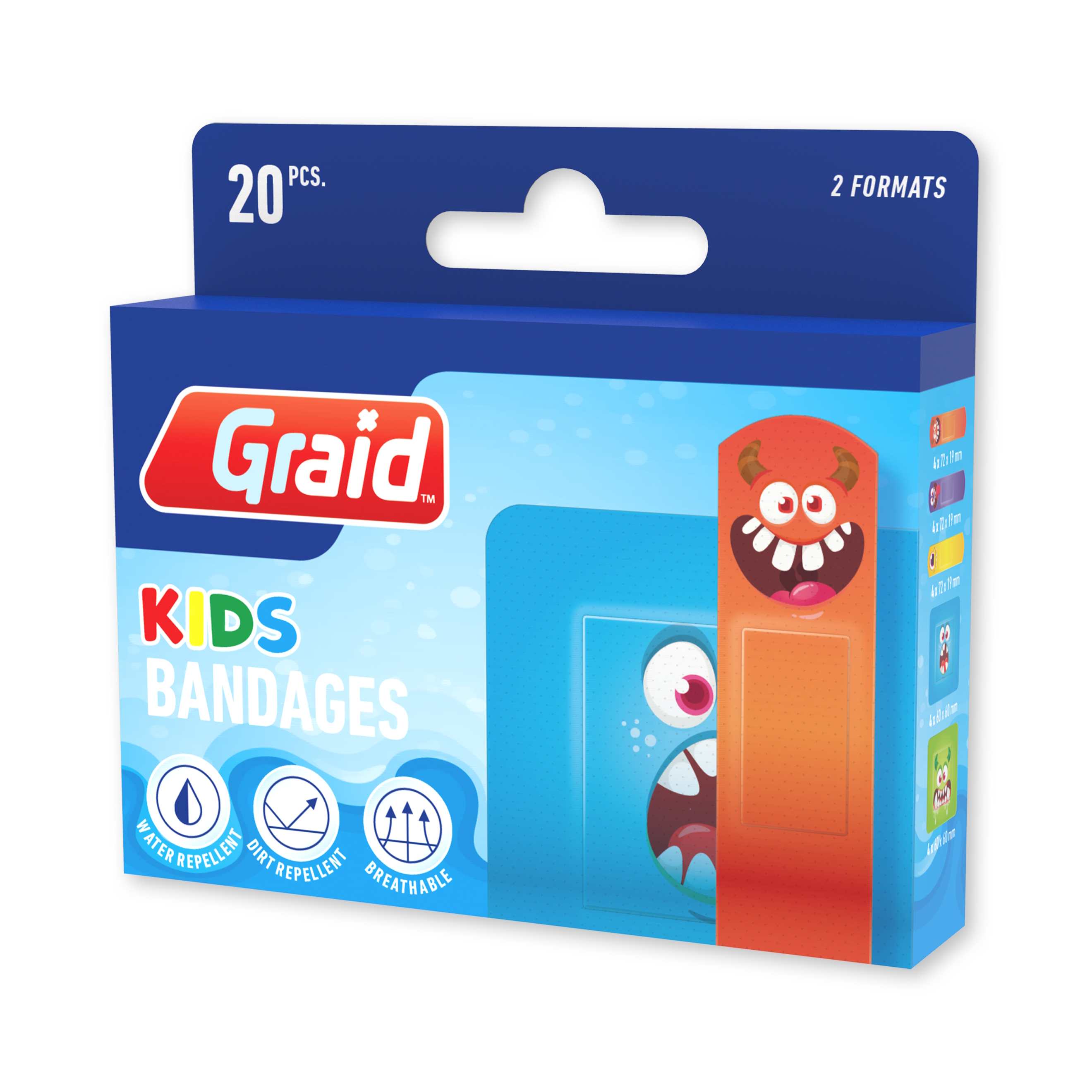 GRAID PLASTER KIDS FUNNY FACE