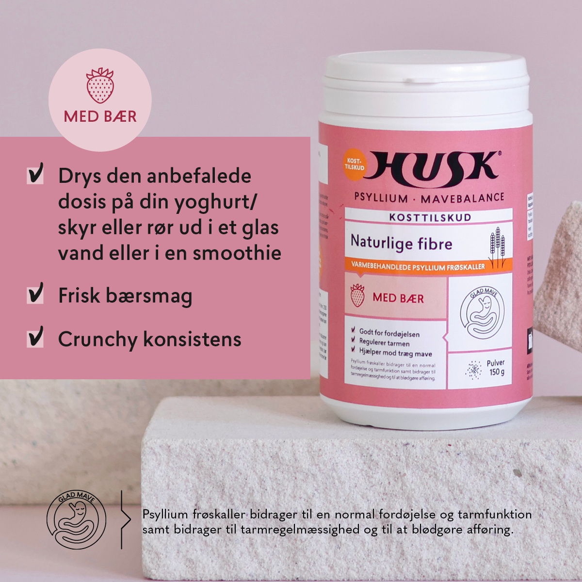 Husk Psyllium Mavebalance Bær