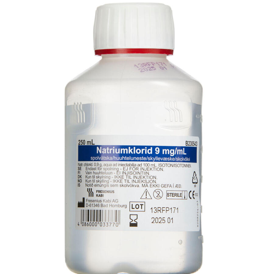 NaCl Skyllevæske 9mg/ml