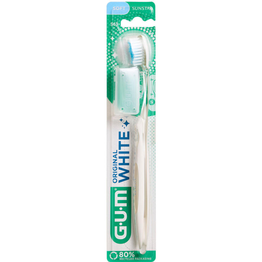 Gum Original White Tandbørste Blød