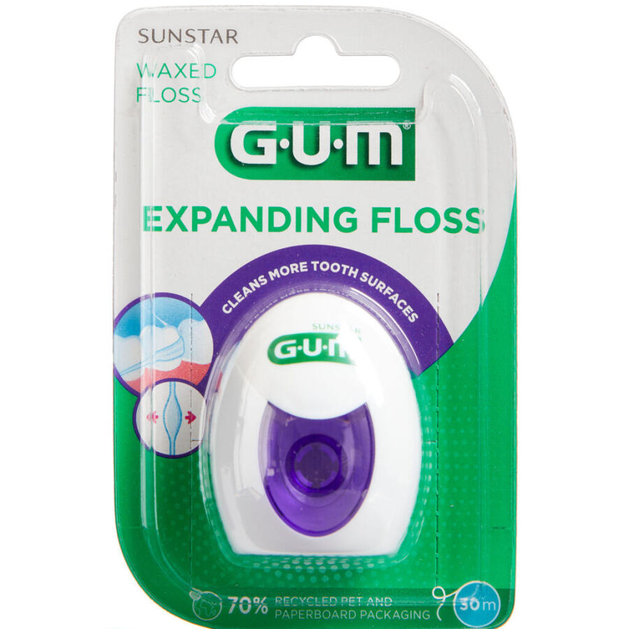 Gum Ekspanderende Tandtråd 30 m