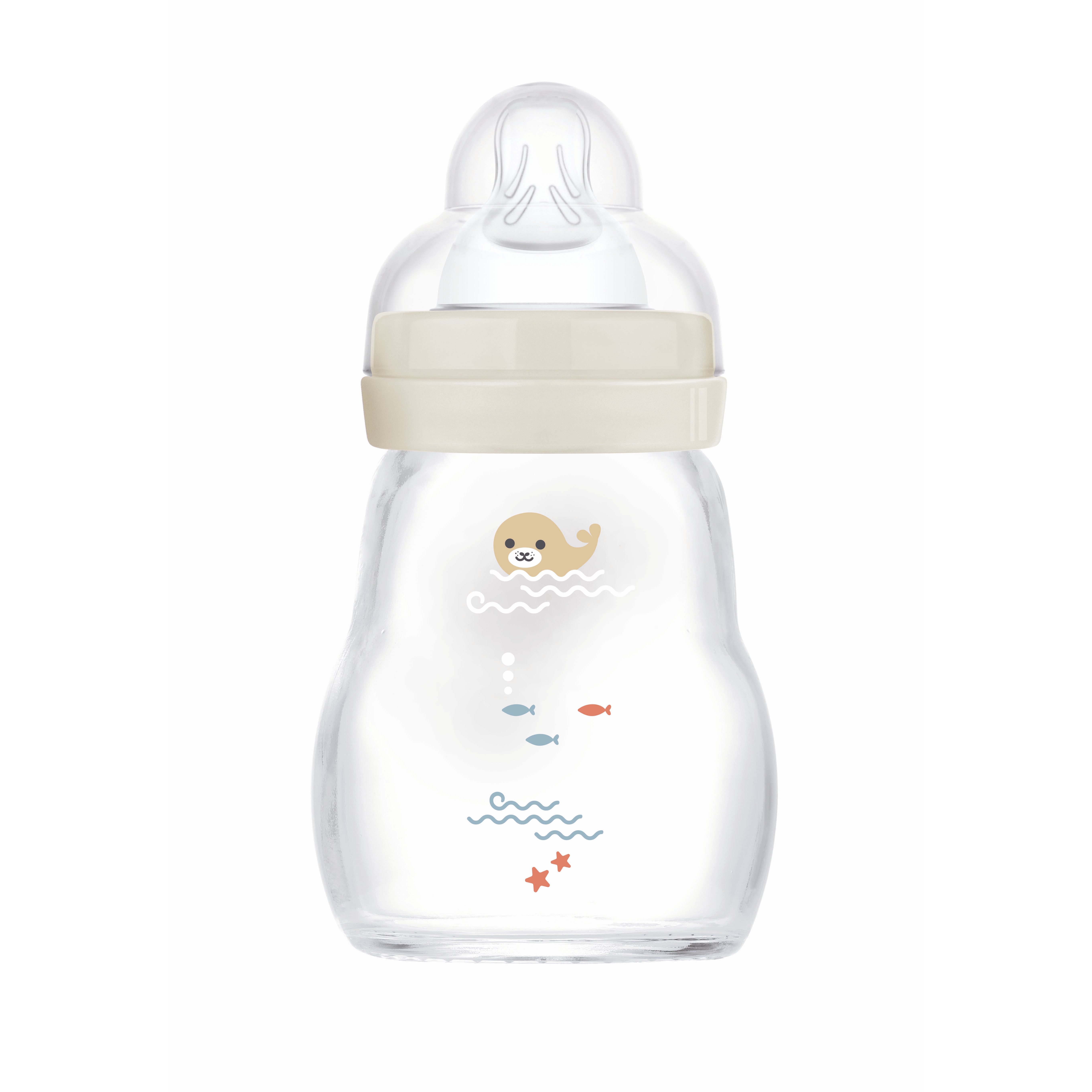 MAM Feel Good Glass Bottle 170 ml Neutral