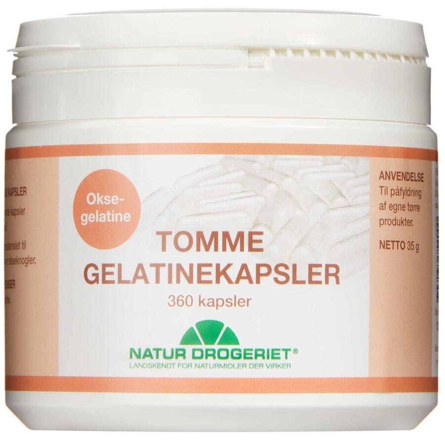 Tomme Gelatinekapsler