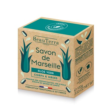 Beau Terra Marseille Solid Soap - Aloe Vera