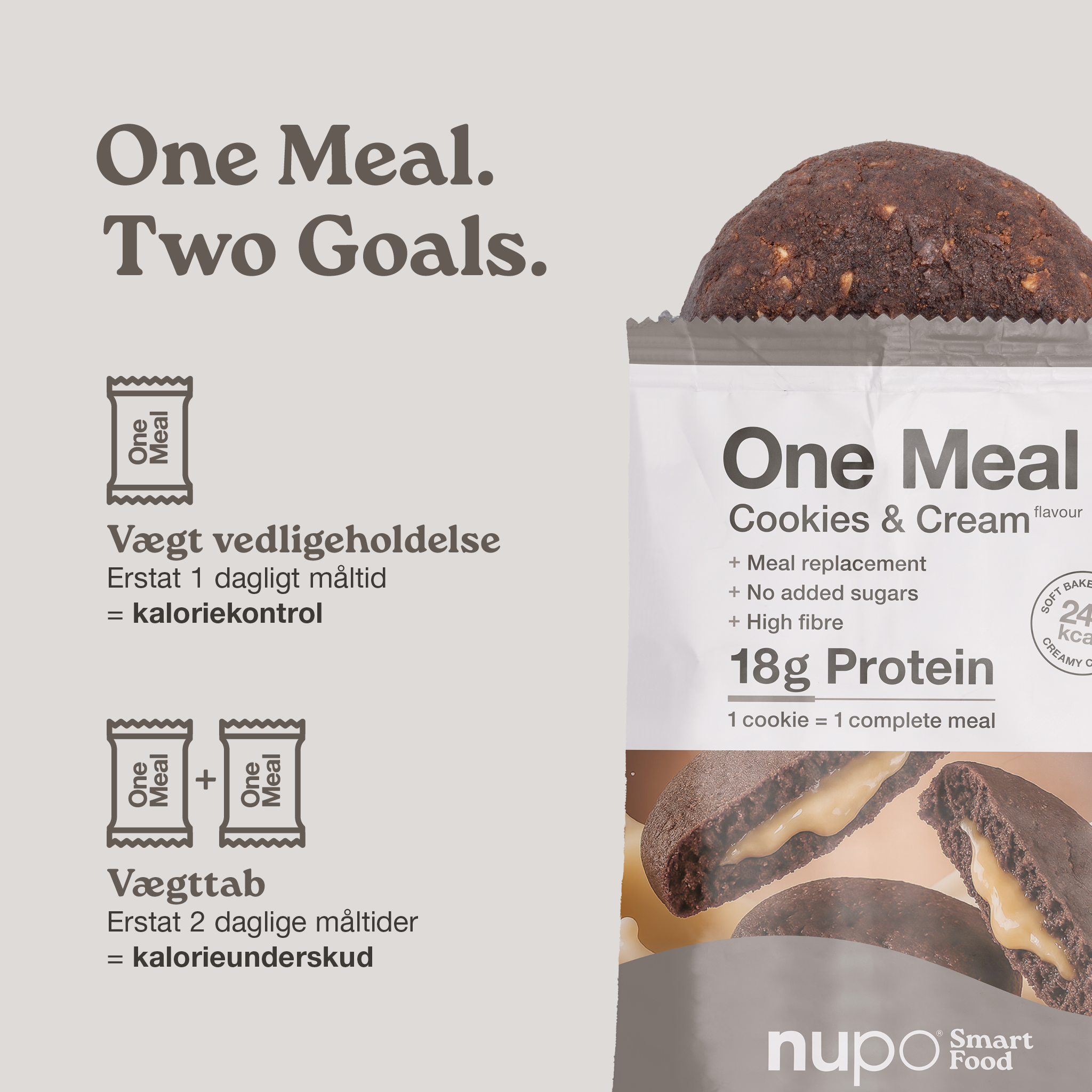 One Meal +Prime Cookies and Cream
