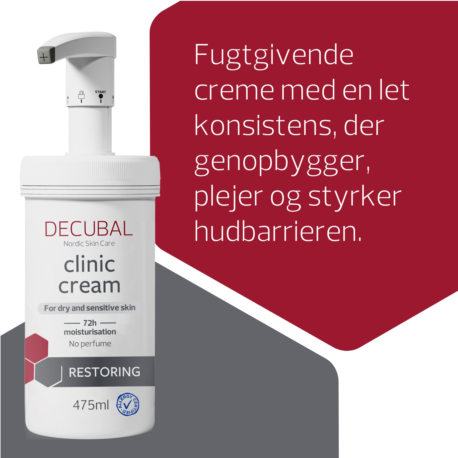 Decubal Clinic Creme m/Pumpe