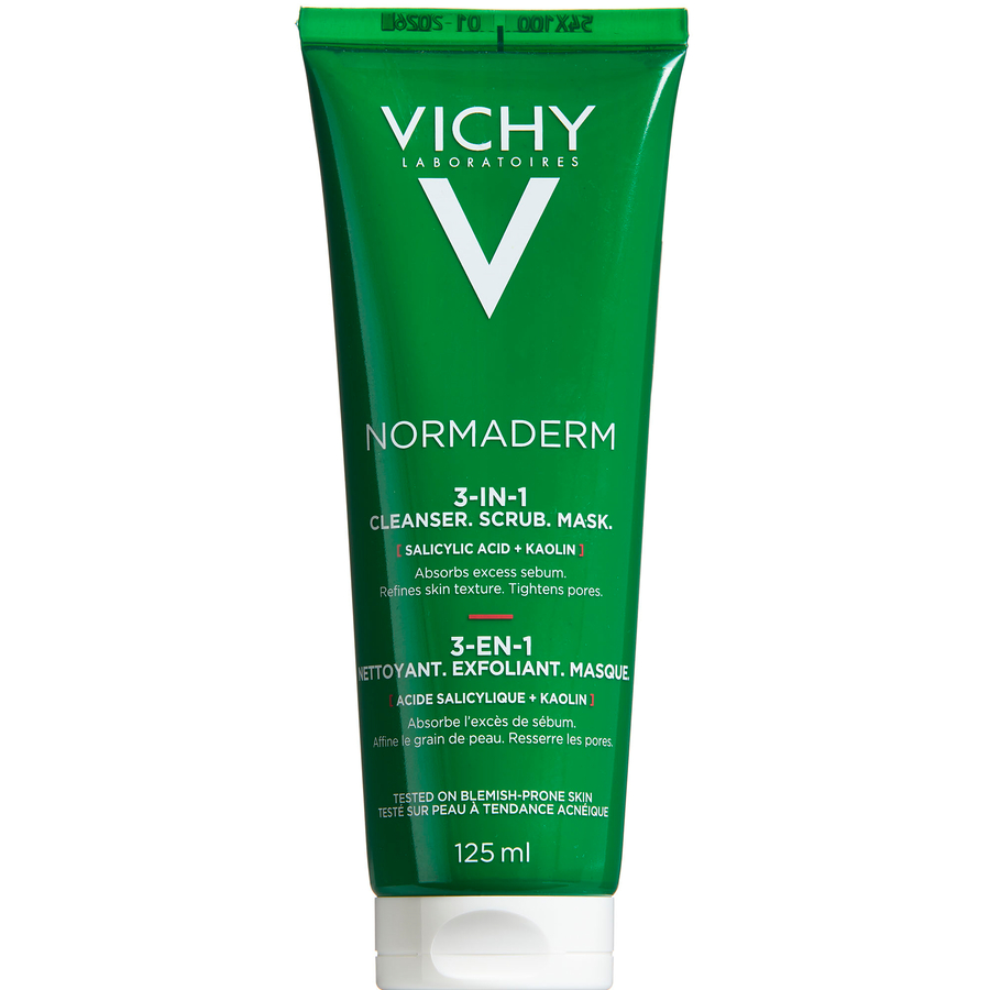 Vichy Normaderm 3-i-1 Cleanser + Scrub + Mask