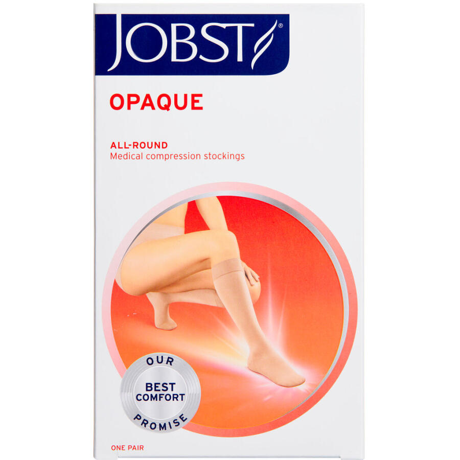 Jobst Opaque Kompressionsstrømpe Black str. L