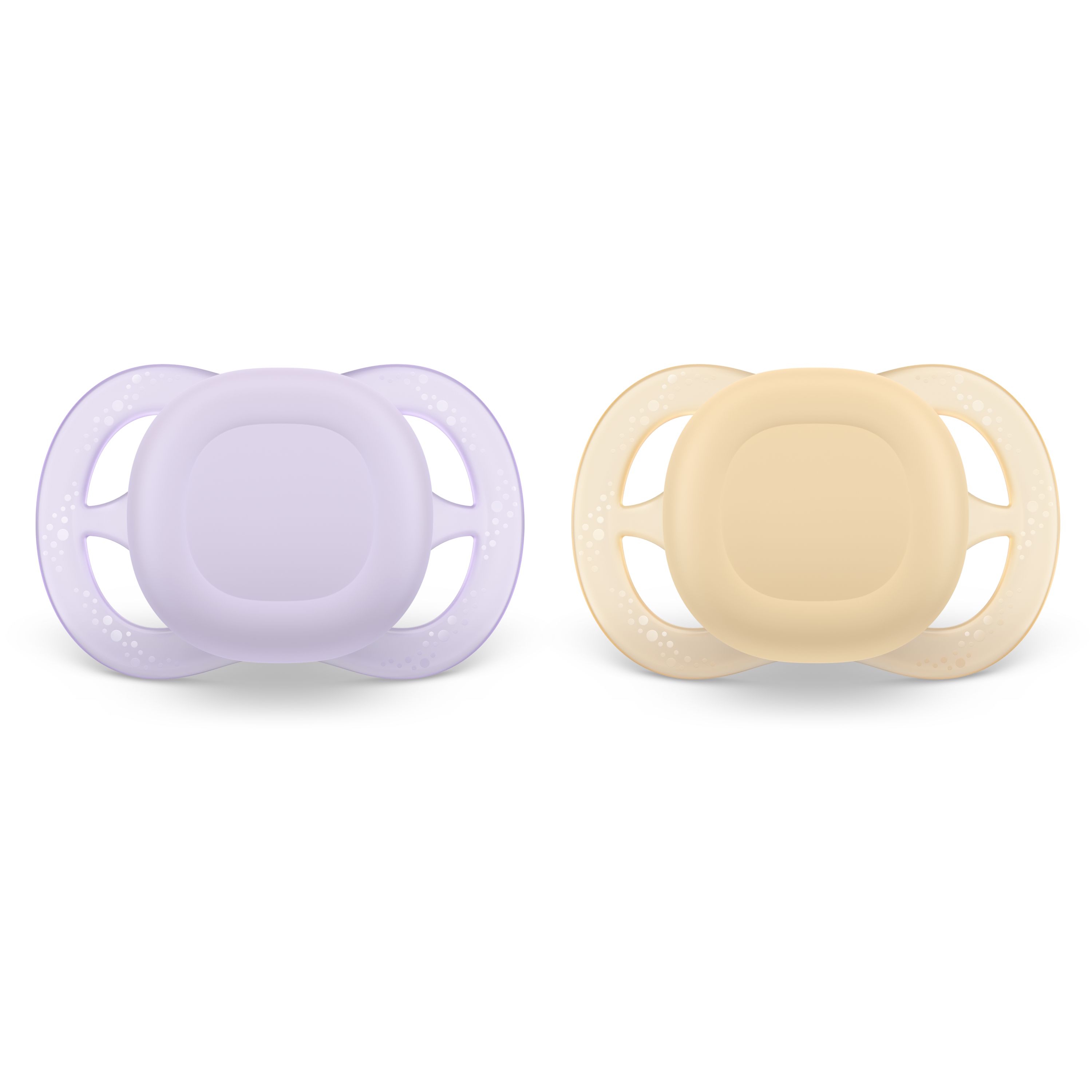 Philips Avent Pacifier ultra start, 0-2m, lilla / beige