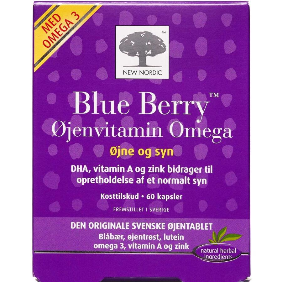 Blue Berry Omega 3 kapsler