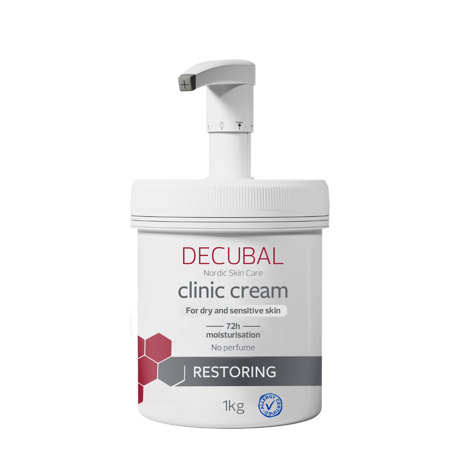 Decubal Original Clinic Creme Med Pumpe