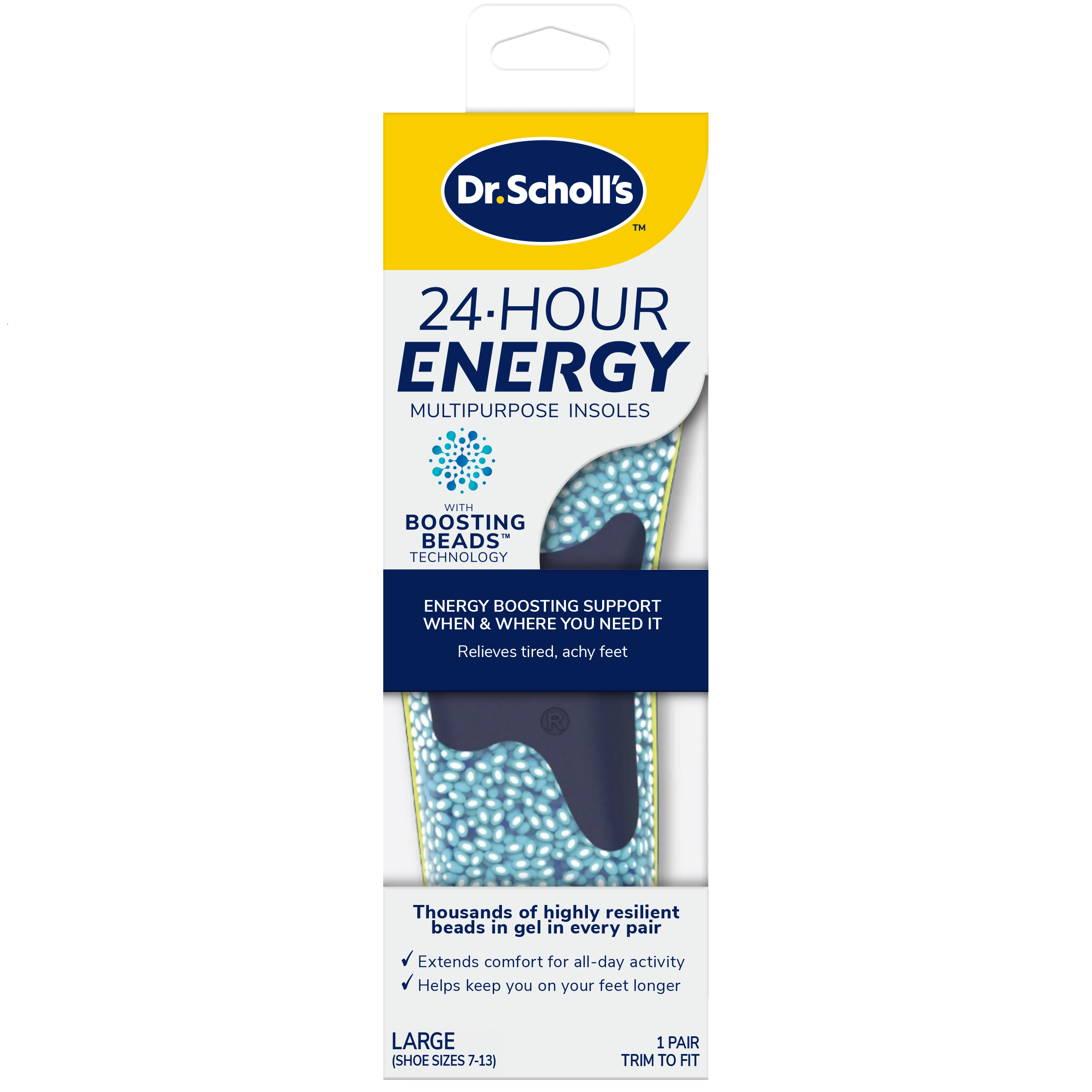 Scholl 24H Energy Insoles Str. L