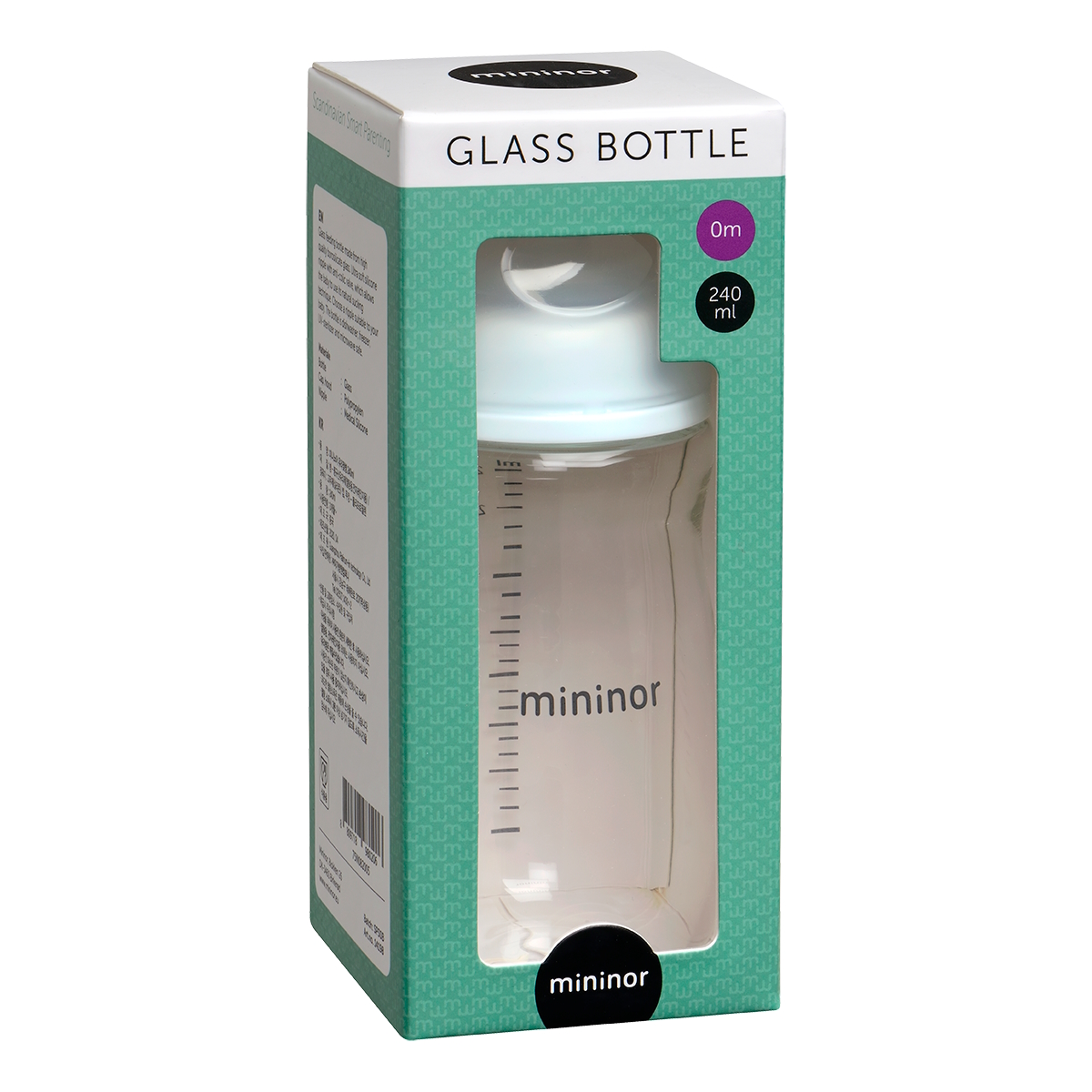Mininor Sutteflaske Glas 0M