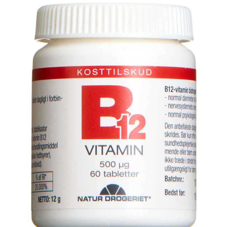 B12 1200 mcg Vegansk